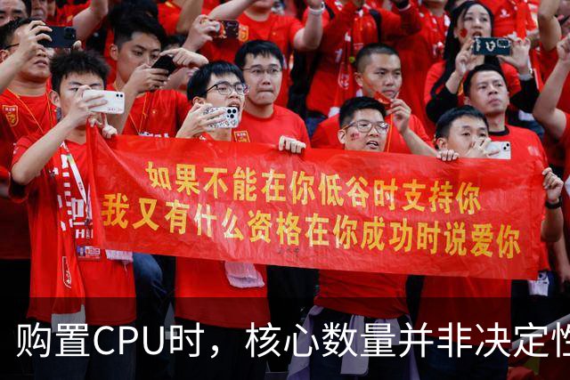 购置CPU时，核心数量并非决定性因素