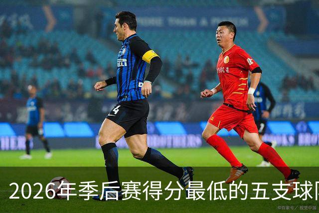 2026年季后赛得分最低的五支球队